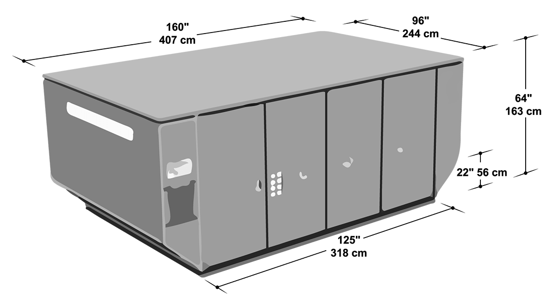 AMF shipping container