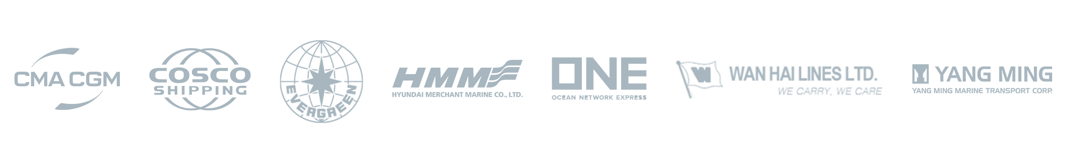Dimerco's air freight partners' logos Dimerco's air freight partners' logos