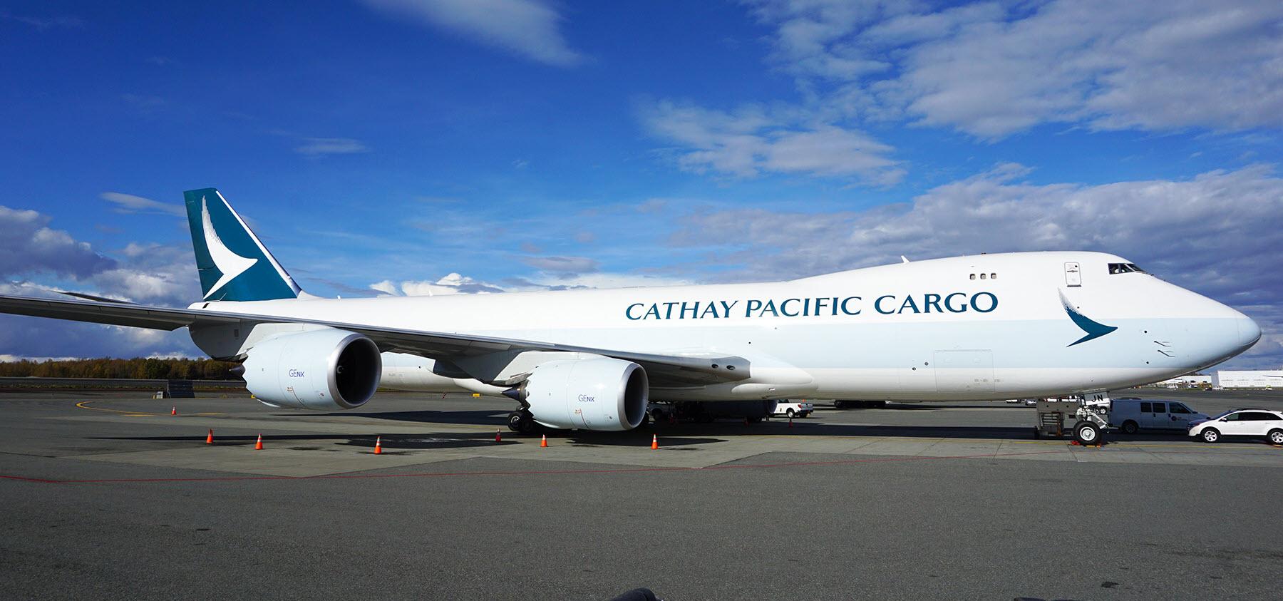 Cathay Pacific Cargo plane.