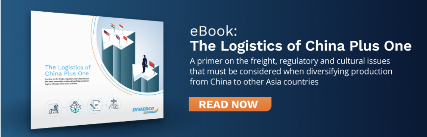 CTA for eBook: The Logistics of China Plus One