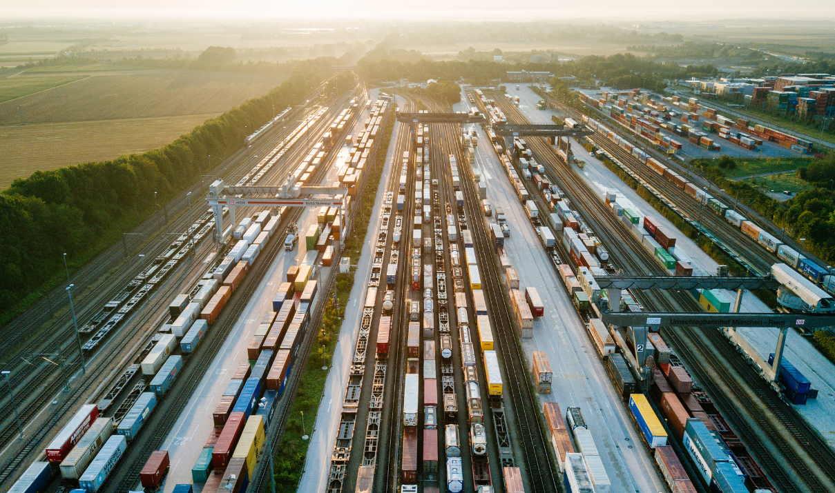 Rail freight, a green mode of transportation that offers a balance between cost efficiency and environmental impact.