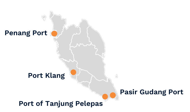 Major Ports of Malaysia 