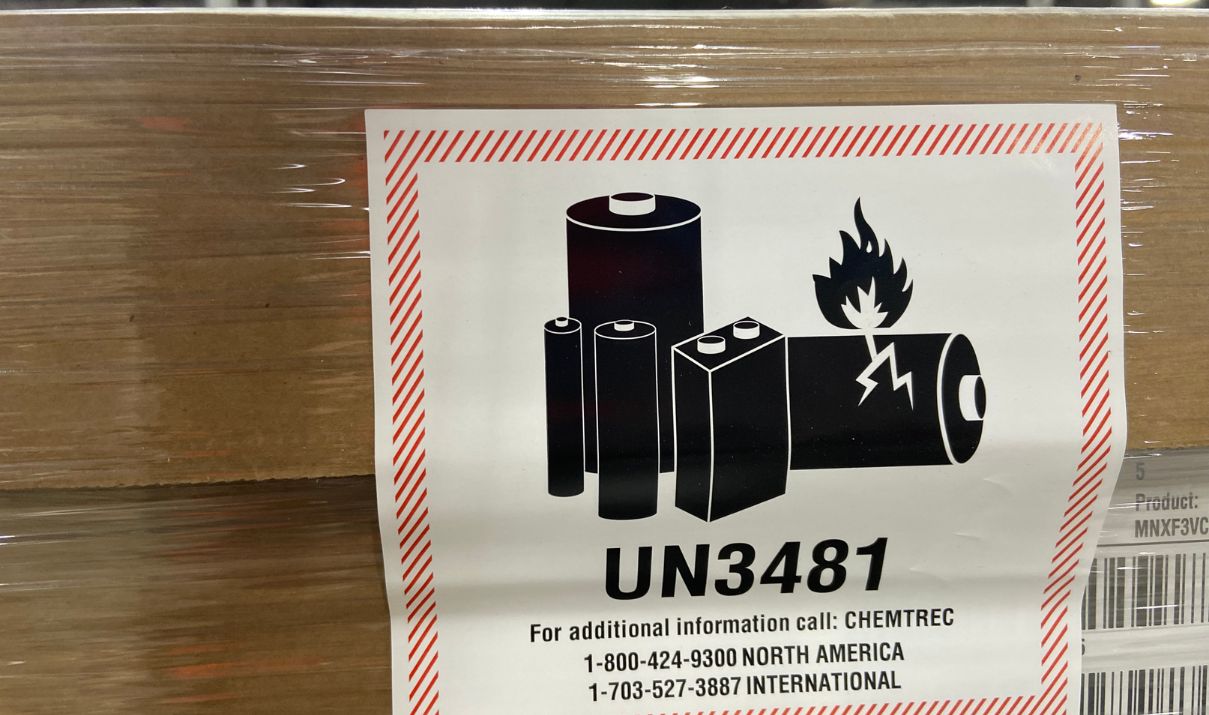 UN3481 Lithium-ion batteries 
