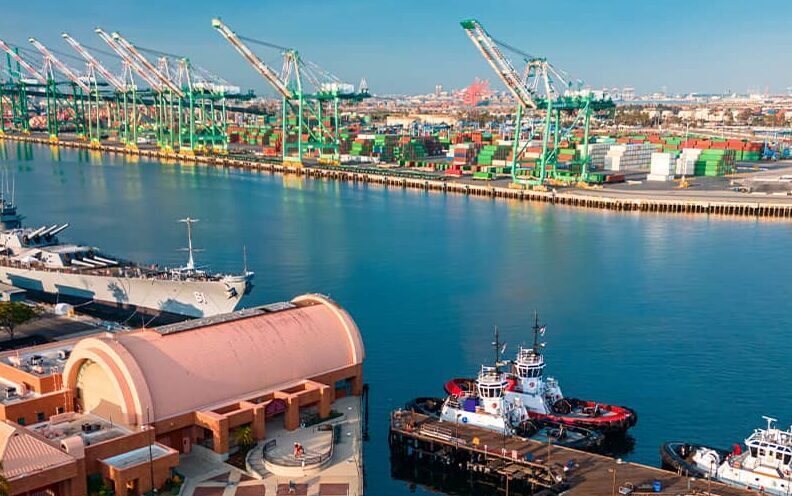Los Angeles port