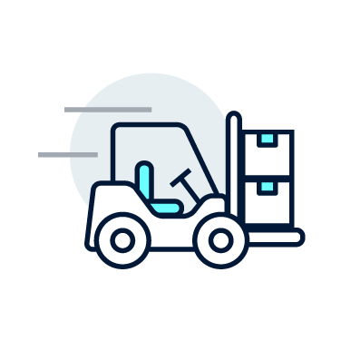 warehouse distribution icon