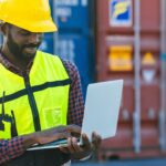 Trade compliance professional reviewing import and export data for duty drawback claims